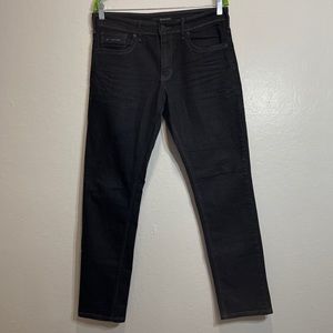 Men’s Fried Denim Black Jean - Slim 32 x 32